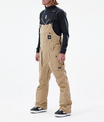 Khaki Men's Dope Notorious B.I.B Snowboard Pants | NZ_D1869