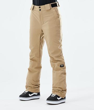 Khaki Women's Dope Con W 2021 Snowboard Pants | NZ_D1493