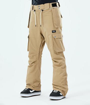 Khaki Women's Dope Iconic W 2021 Snowboard Pants | NZ_D1342