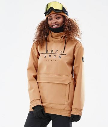 Khaki Women's Dope Wylie W Snowboard Jackets | NZ_D1586