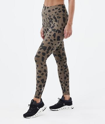 Leopard Women's Dope Lofty Tech Leggings | NZ_D1266