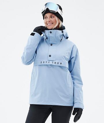Light Blue Women's Dope Legacy W Snowboard Jackets | NZ_D1864