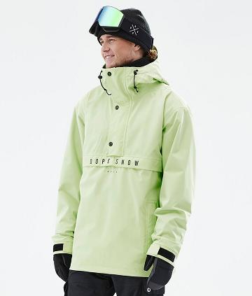 Light Green Men's Dope Legacy Ski Jackets | NZ_D2193