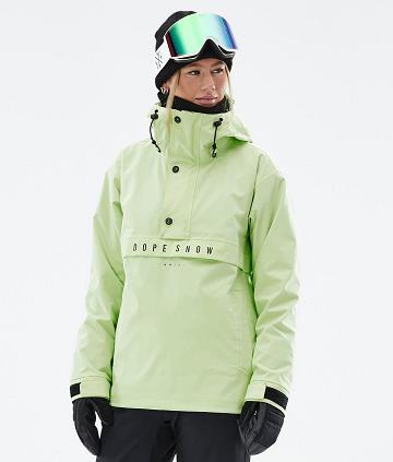 Light Green Women's Dope Legacy W Snowboard Jackets | NZ_D1421