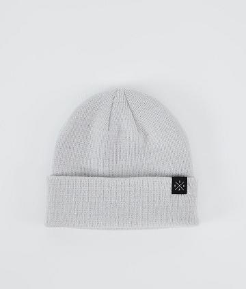 Light Grey Men's Dope Solitude Beanies | NZ_D2134