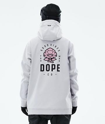 Light Grey Women's Dope Yeti 2021 Ski Jackets | NZ_D1779