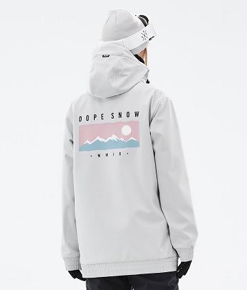 Light Grey Women's Dope Yeti W Ski Jackets | NZ_D1521