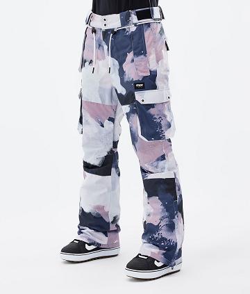 Navy / Pink Women's Dope Iconic W Snowboard Pants | NZ_D2328