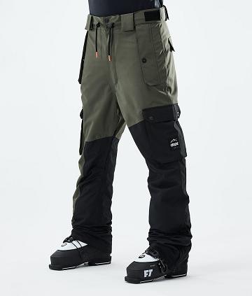 Olive / Black Men's Dope Adept 2021 Ski Pants | NZ_D1679