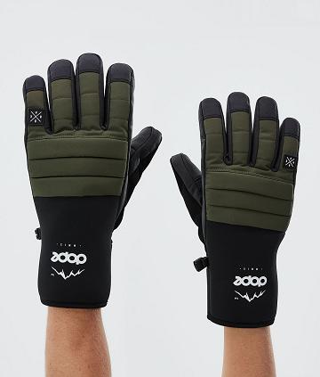 Olive Men's Dope Ace Snowboard Gloves | NZ_D2307