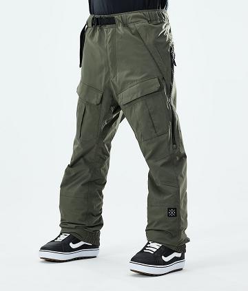 Olive Men's Dope Antek Snowboard Pants | NZ_D1686
