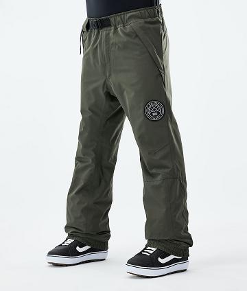 Olive Men's Dope Blizzard 2021 Snowboard Pants | NZ_D2052