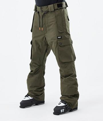 Olive Men's Dope Iconic Ski Pants | NZ_D1361