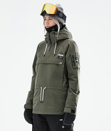 Olive Women's Dope Annok W 2021 Snowboard Jackets | NZ_D2319