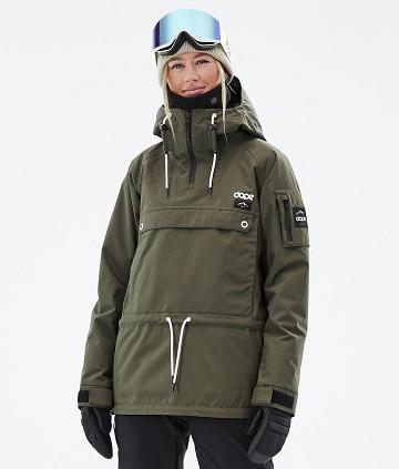 Olive Women's Dope Annok W Snowboard Jackets | NZ_D1791
