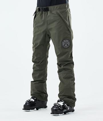 Olive Women's Dope Blizzard W 2021 Ski Pants | NZ_D2416