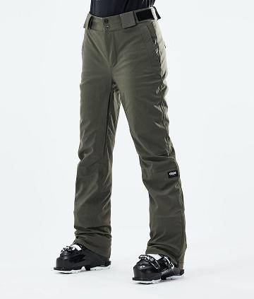 Olive Women's Dope Con W 2021 Ski Pants | NZ_D1546