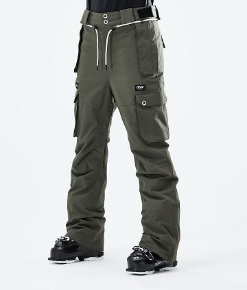 Olive Women's Dope Iconic W 2021 Ski Pants | NZ_D2021
