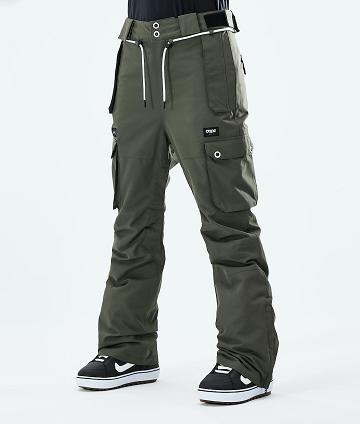 Olive Women's Dope Iconic W 2021 Snowboard Pants | NZ_D1337