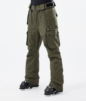 Olive Women's Dope Iconic W Ski Pants | NZ_D1193