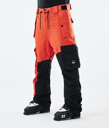 Orange / Black Men's Dope Adept 2021 Ski Pants | NZ_D2300