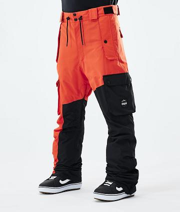 Orange / Black Men's Dope Adept 2021 Snowboard Pants | NZ_D2514