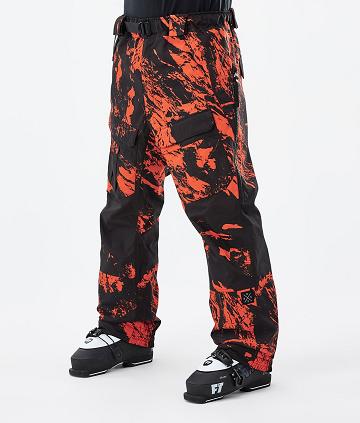Orange Men's Dope Antek Ski Pants | NZ_D1201