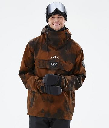 Orange Men's Dope Blizzard Snowboard Jackets | NZ_D1871