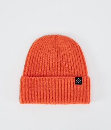 Orange Men's Dope Chunky Beanies | NZ_D1676
