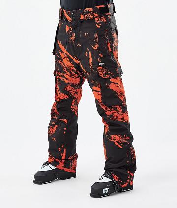 Orange Men's Dope Iconic Ski Pants | NZ_D1165