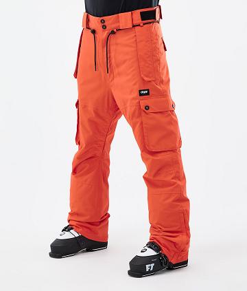 Orange Men's Dope Iconic Ski Pants | NZ_D2148