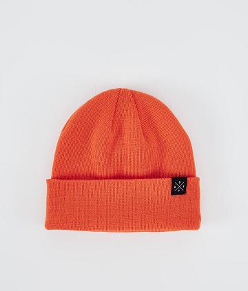 Orange Men's Dope Solitude Beanies | NZ_D1543