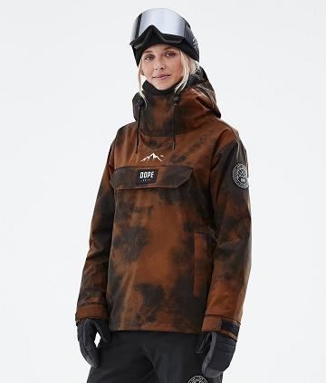 Orange Women's Dope Blizzard W Ski Jackets | NZ_D2179