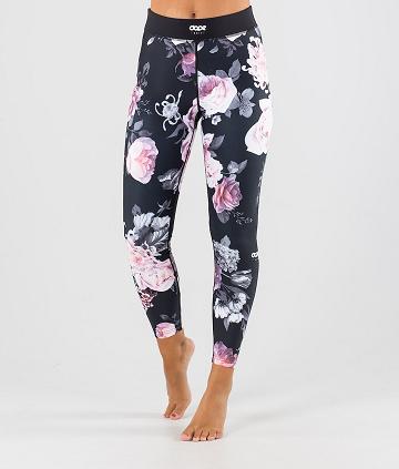 Pink Flower Women's Dope Snuggle W Base Layer Pants | NZ_D2066