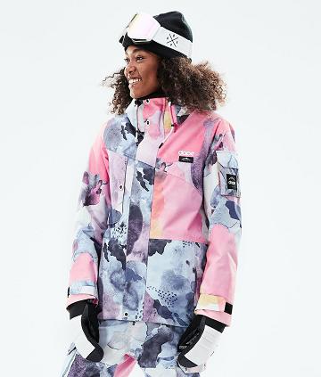 Pink Women's Dope Adept W 2021 Snowboard Jackets | NZ_D2120