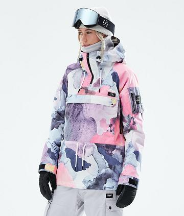Pink Women's Dope Annok W 2021 Snowboard Jackets | NZ_D1198
