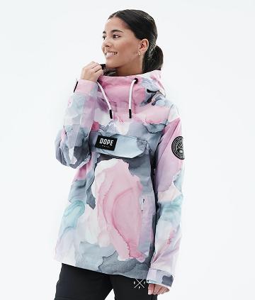 Pink Women's Dope Blizzard Light W Outdoor Jackets | NZ_D1142