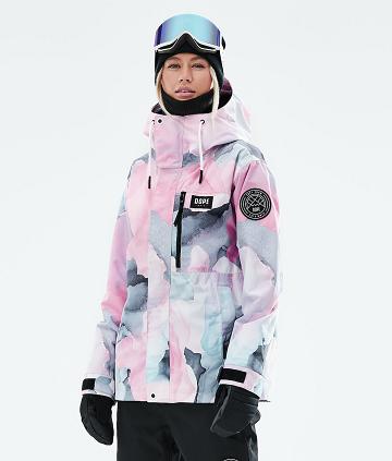 Pink Women's Dope Blizzard W Full Zip 2021 Snowboard Jackets | NZ_D1137