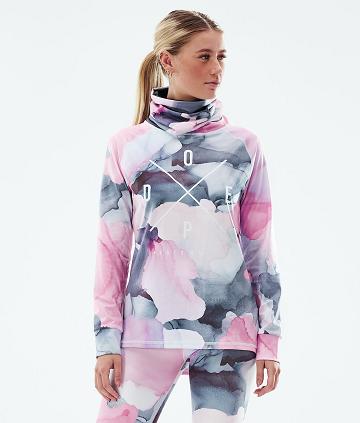 Pink Women's Dope Snuggle W Base Layer Tops | NZ_D1121