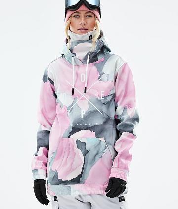 Pink Women's Dope Yeti 2021 Ski Jackets | NZ_D1196