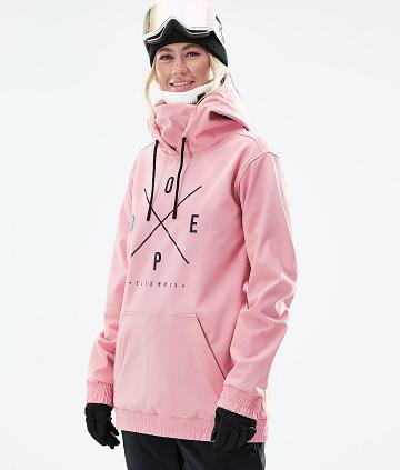 Pink Women's Dope Yeti 2021 Ski Jackets | NZ_D1384