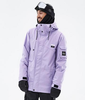 Purple Men's Dope Adept Snowboard Jackets | NZ_D1240