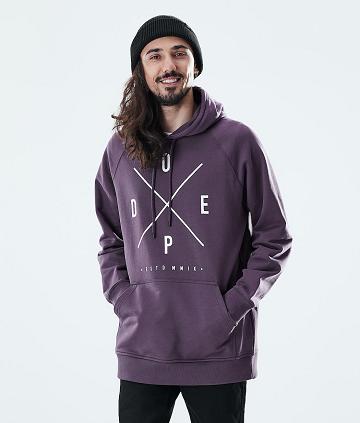 Purple Men's Dope Daily Hoodies | NZ_D1220