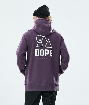 Purple Men's Dope Daily Hoodies | NZ_D1966