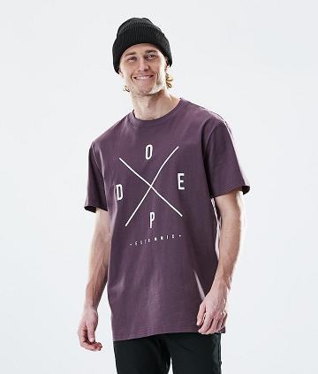 Purple Men's Dope Daily T-shirts | NZ_D1451