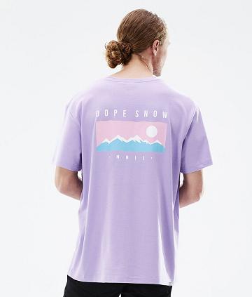 Purple Men's Dope Standard T-shirts | NZ_D1387