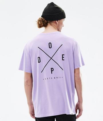 Purple Men's Dope Standard T-shirts | NZ_D2531