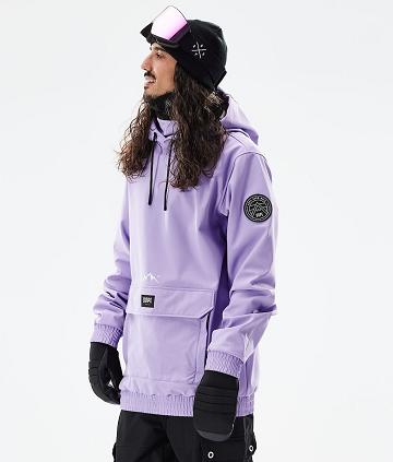 Purple Men's Dope Wylie Snowboard Jackets | NZ_D1619