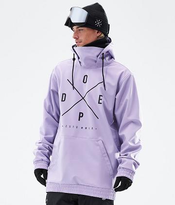 Purple Men's Dope Yeti Snowboard Jackets | NZ_D1594