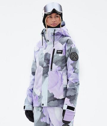 Purple Women's Dope Blizzard W Full Zip Ski Jackets | NZ_D1217